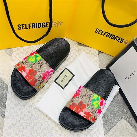 gucci slides selfridges
